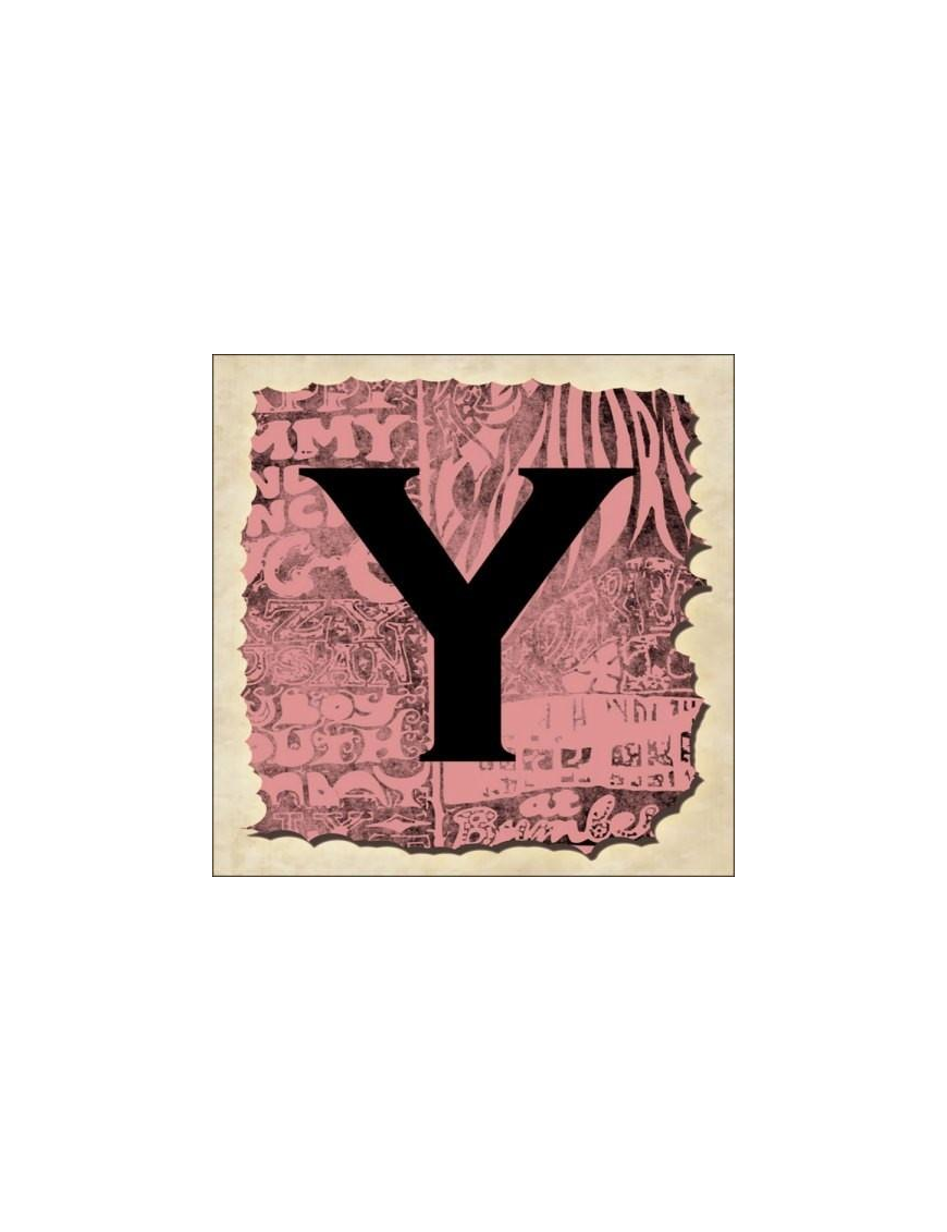 SPRINT LETTERING VINTAGE 16X16CM "Y" $$