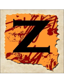SPRINT LETTERING VINTAGE 16x16cm "Z"$$