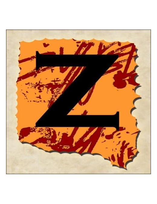 SPRINT LETTERING VINTAGE 16x16cm "Z"$$