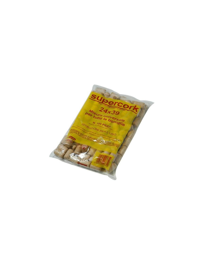 SUPERCORK CAP 24x39 MM, PACK OF 100 PIECES