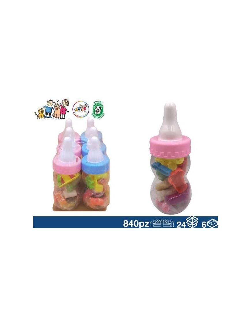 PLASTILINA TUTTEFORME BIBERON 12pezzi