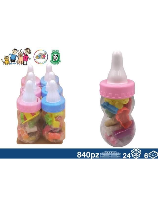 PLASTILINA TUTTEFORME BIBERON 12pezzi