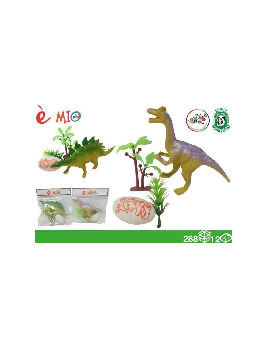 DINOSAURO CON ACCESSORI 12 CM