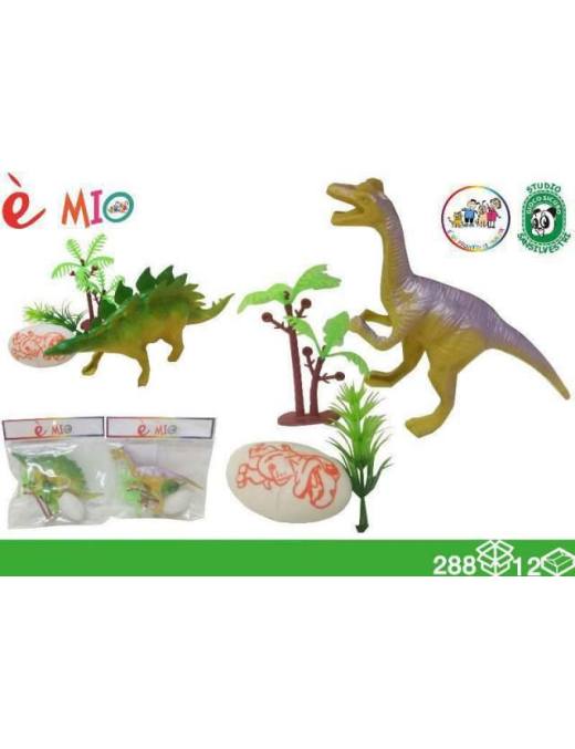 DINOSAURO CON ACCESSORI 12 CM