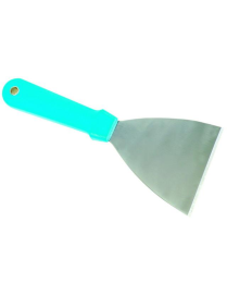 SPATOLA TRIANGOLARE IN ACCIAIO INOX 10 CENTIMETRI