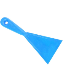 TRIANGULAR SPATULA IN SHOCK-RESISTANT AND SCRATCH-RESISTANT PLASTIC
