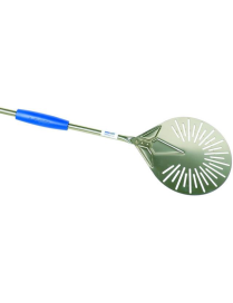 PALETTINO FORATO PER PIZZA IN ACCIAIO INOX DIAMETRO 26 CENTIMETRI