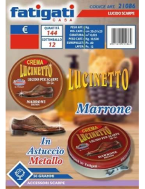 SCARPE LUCIDO MARRONE 50 GRAMMI