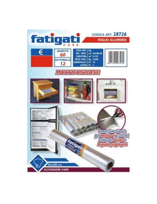 MULTIFUNCTIONAL ALUMINUM ROLL 200x45 CENTIMETERS
