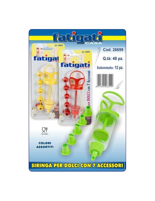 SWEETS SYRINGE WITH 7 ACCESSORIES