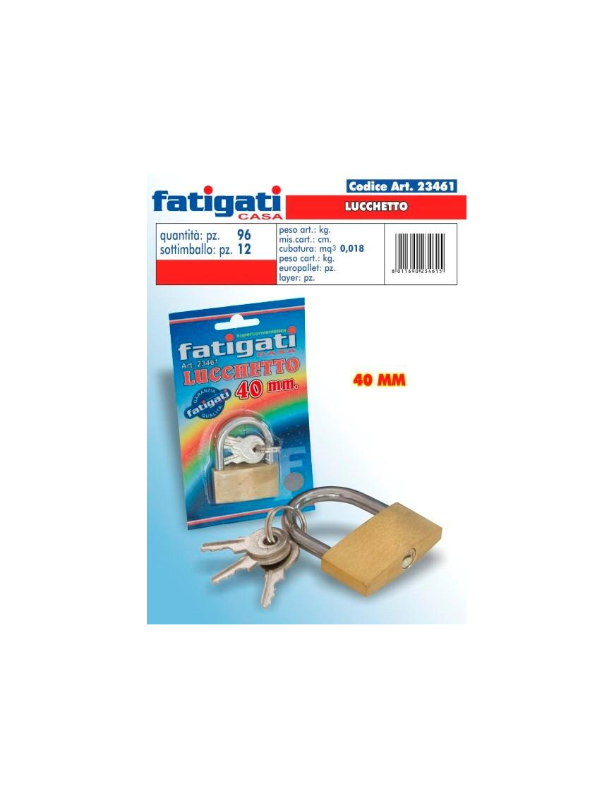 BRICO PADLOCK 40 MM