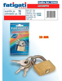 BRICO PADLOCK 25 MM