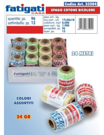 BRICO SPAGO COTONE BICOLOR 24 METRI