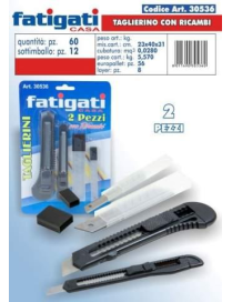 BRICO TAGLIERINO 2 PEZZI CON RICAMBIO