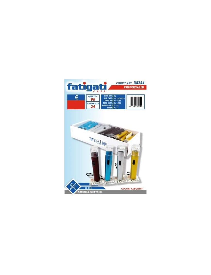 BRICO TORCIA LED 12 CENTIMETRI
