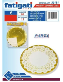 TRAY+ROUND DOILY 1 PIECE DIAMETER 37 CENTIMETERS