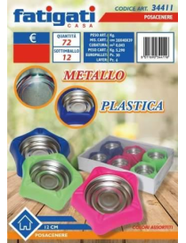 POSACENERE PLASTICA/METALLO STELLA