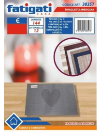 TOVAGLIETTA COLAZIONE TINTA UNITA