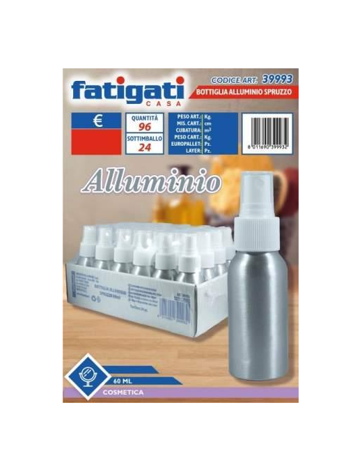 ALUMINUM SPRAY BOTTLE 60 ML