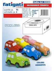 SALVADANAIO CERAMICA AUTO