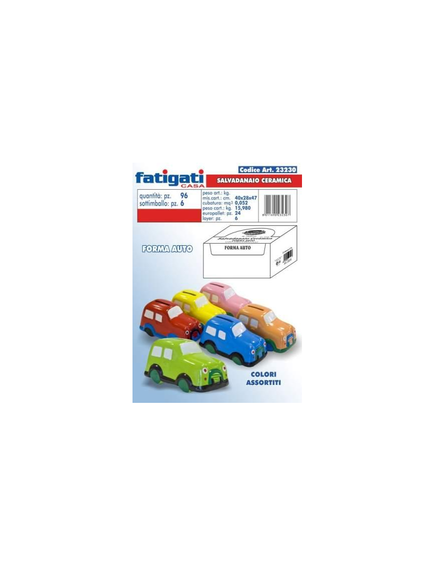 CERAMIC CAR MONEY BOX