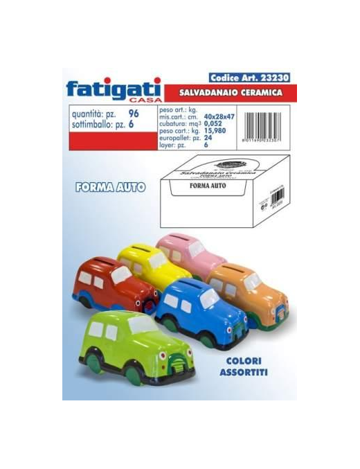 CERAMIC CAR MONEY BOX
