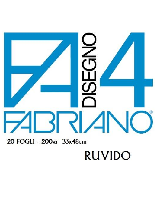 FABRIANO F4 NOTEBOOK OF 20 SHEETS 33x48 ROUGH