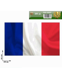 BANDIERA DEI MONDIALI 150x90 CM DELLA FRANCIA CON ASTA