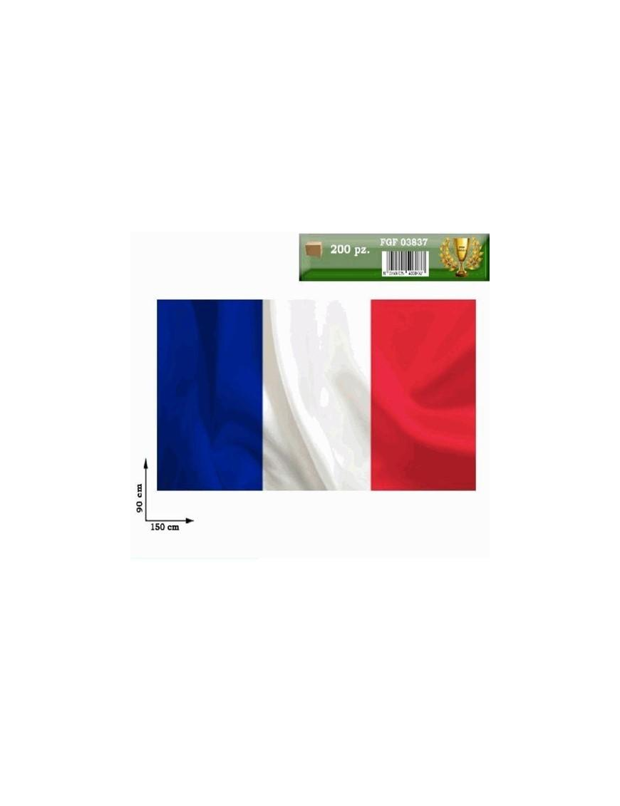 WORLD CUP FLAG 150x90 CM OF FRANCE WITH POLE