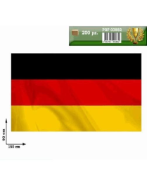 BANDIERA DEI MONDIALI 150x90 CM GERMANIA CON ASTA