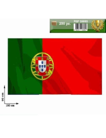 BANDIERA DEI MONDIALI 150x90 CM DEL PORTOGALLO CON ASTA