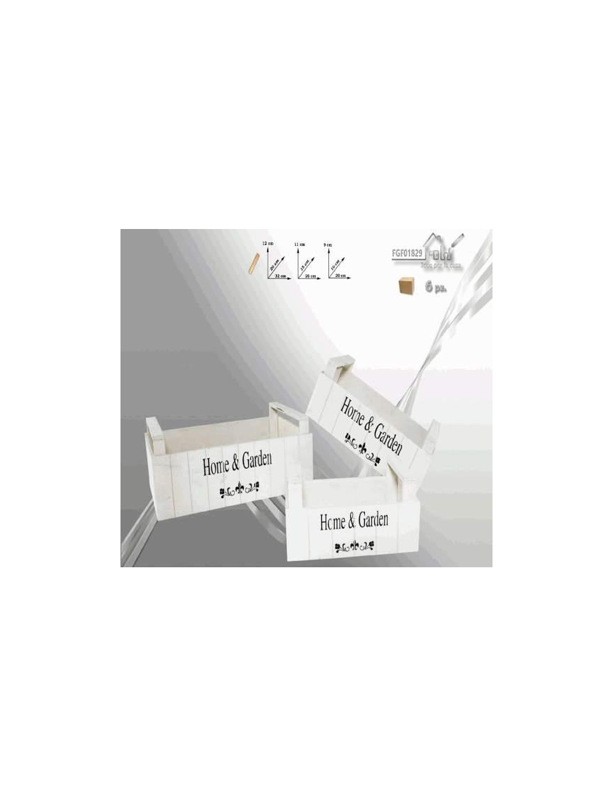 CASSETTE LEGNO WHITE 3 PEZZI