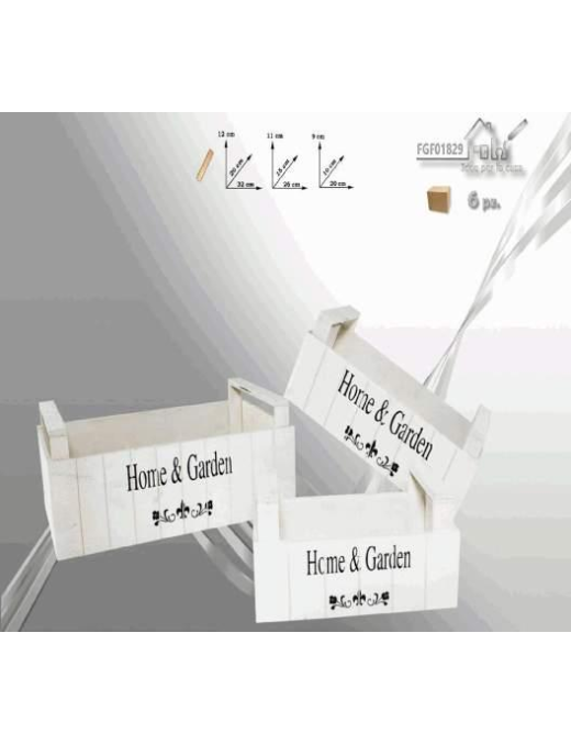 CASSETTE LEGNO WHITE 3 PEZZI