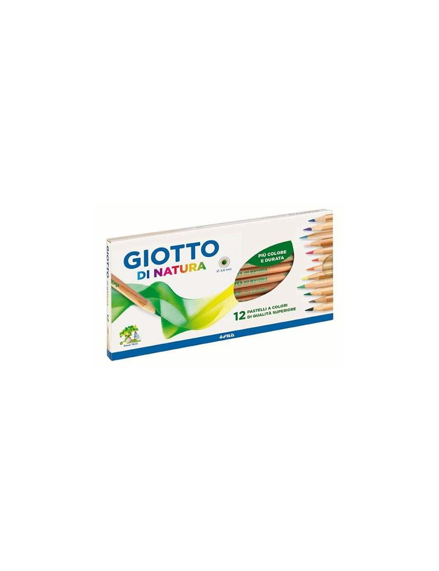 GIOTTO NATURAL PASTELS 12 PIECES