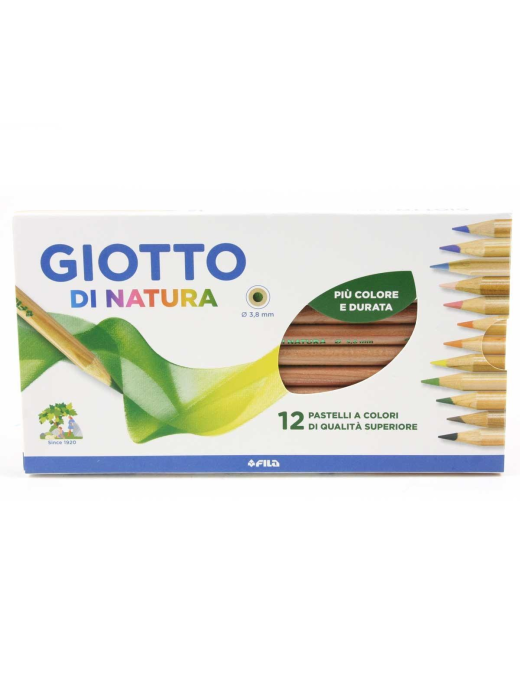 GIOTTO NATURAL PASTELLI 12 PEZZI