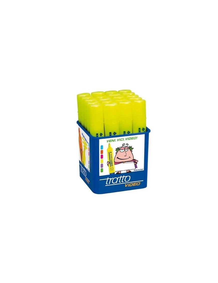 VIDEO STRETCH YELLOW HIGHLIGHTER 20 PIECES