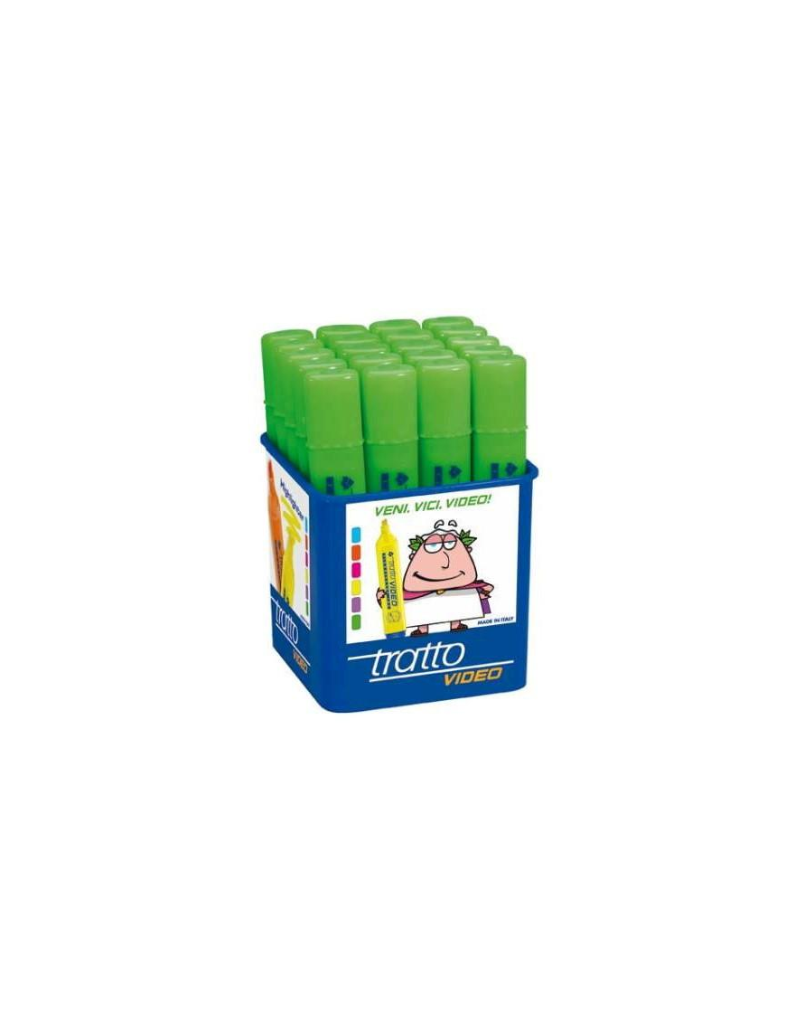 VIDEO STRETCH GREEN HIGHLIGHTER 20 PIECES