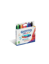 GIOTTO PASTELLI CERA MAXI 12 PEZZI