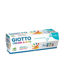 GIOTTO FINGER COLORS 100 ML 6 PIECES