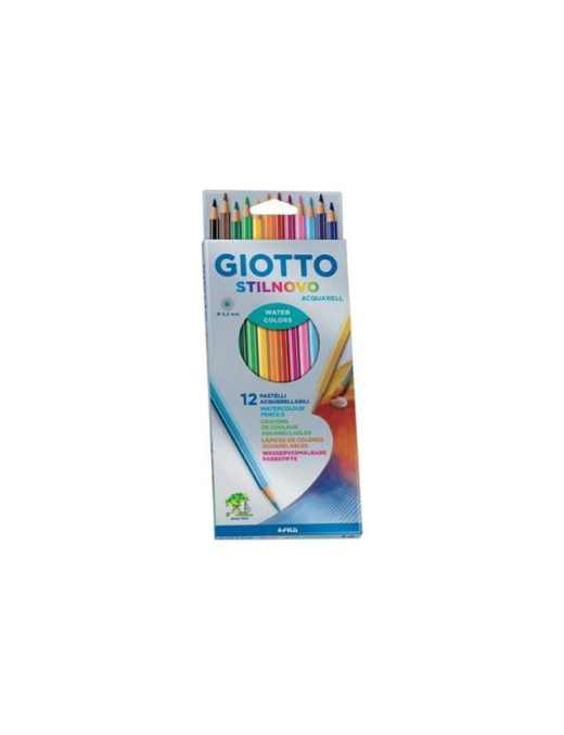 GIOTTO STILNOVO ACQUARELLI 12 PEZZI