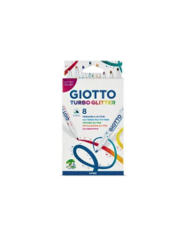 GIOTTO TURBO GLITTER 8 PIECES