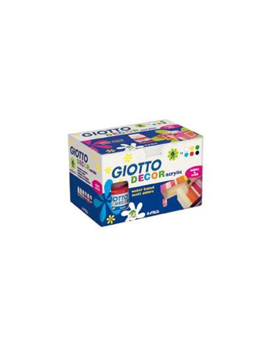 GIOTTO DECOR ACRYLIC COLOR 6 PIECES
