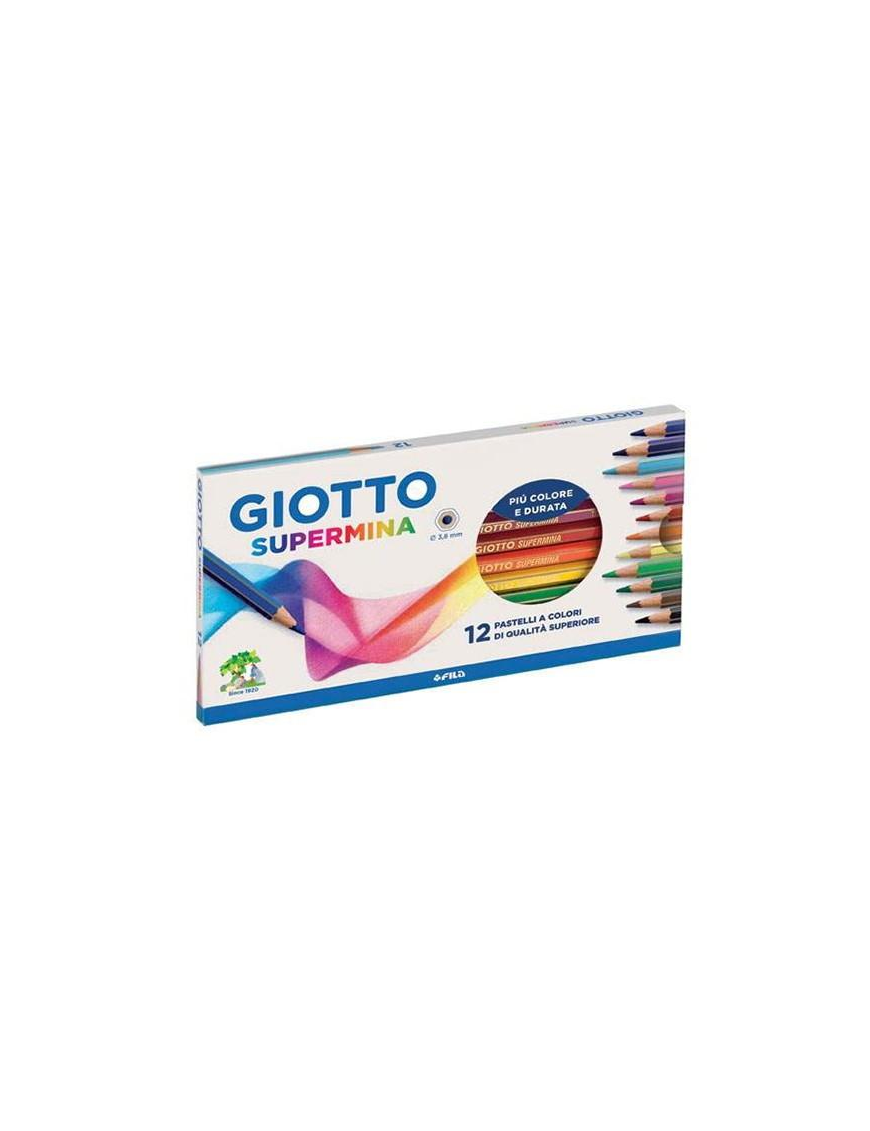 GIOTTO SUPERMINA PASTELS 12 PIECES