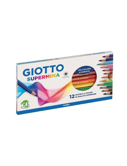 GIOTTO SUPERMINA PASTELLI 12 PEZZI
