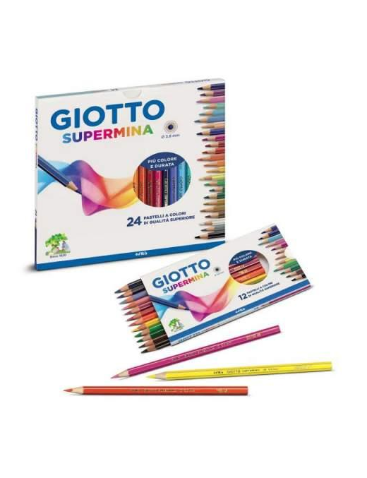 GIOTTO SUPERMINA PASTELLI 12 PEZZI