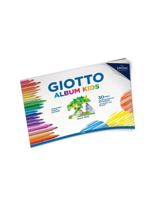 GIOTTO ALBUM DISEGNO A4 30 FIGURA