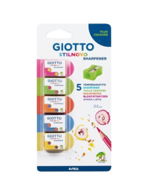 GIOTTO PENCIL SHARPENER 1F 5 PIECES