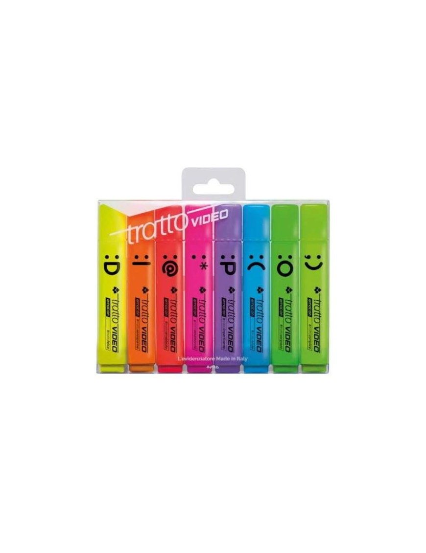 TRATTO VIDEO EVIDENZATORE EMOTIONS 8 PEZZI