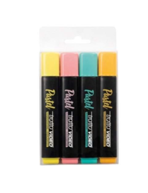 VIDEO STRETCH PASTEL HIGHLIGHTER 4 PIECES