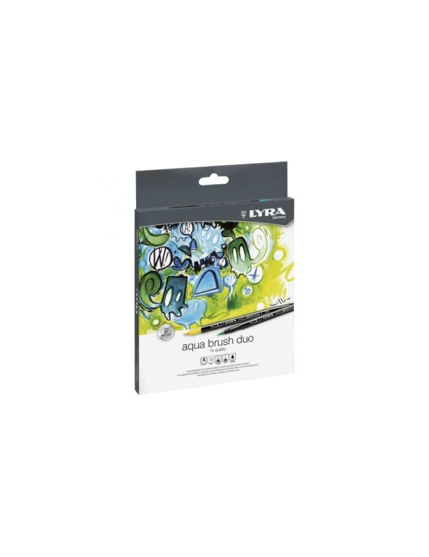 LYRA WATER BRUSH DUO 12 PIECES